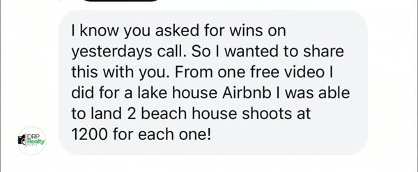 Student message
