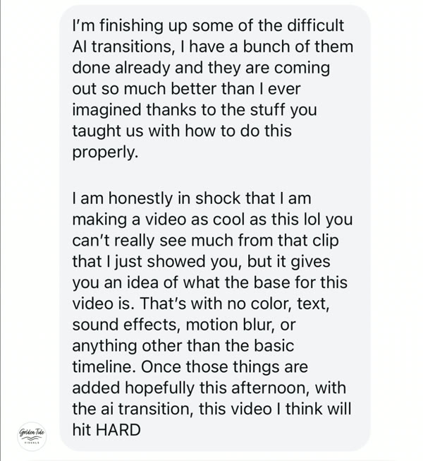 Student message